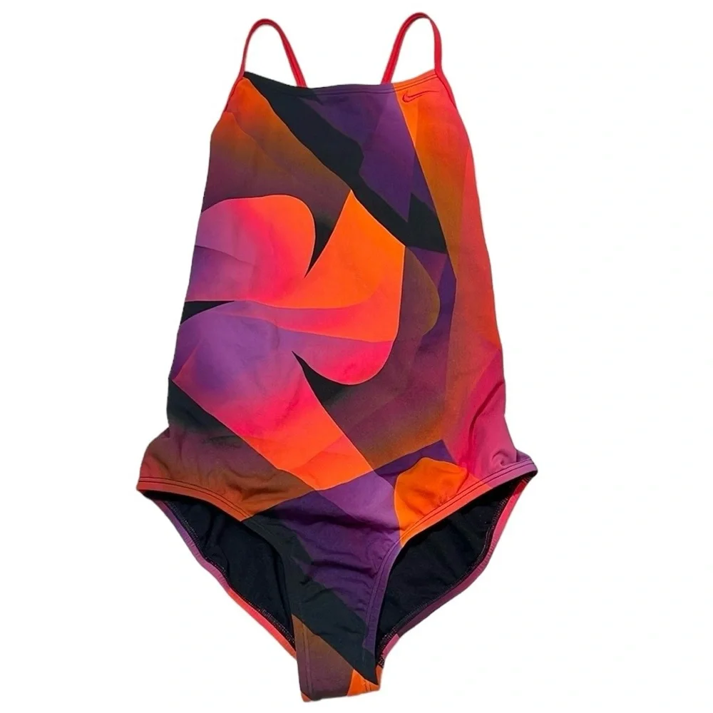 Nike HydraStrong Spectrum Cross Back One Piece Swimsuit